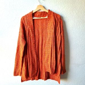 Slouchy Open Front Cardigan